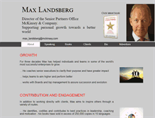 Tablet Screenshot of maxlandsberg.com